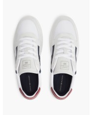 Tommy Hilfiger Zapatillas TH Tribeca de piel con mezcla de texturas