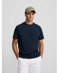 Silbon Camiseta Patch Tono Azul Marino