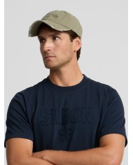 Silbon Camiseta Patch Tono Azul Marino