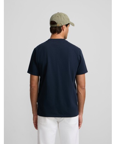 Silbon Camiseta Patch Tono Azul Marino