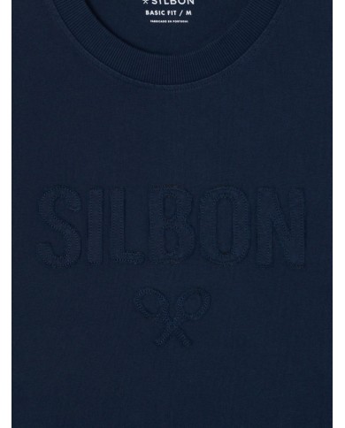 Silbon Camiseta Patch Tono Azul Marino