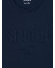 Silbon Camiseta Patch Tono Azul Marino