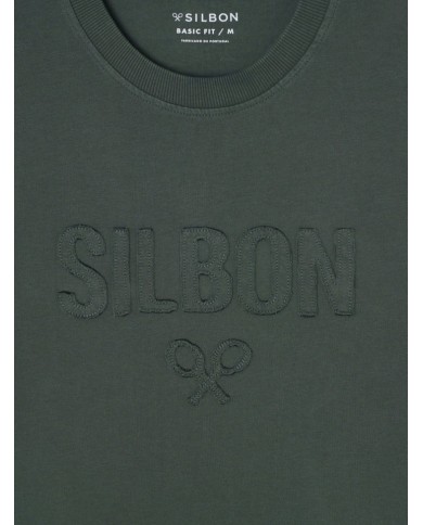 Silbon Camiseta Patch Tono Khaki
