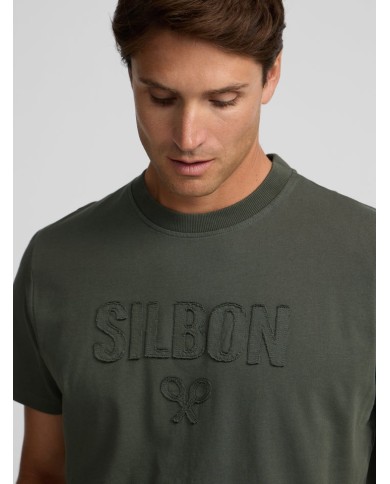 Silbon Camiseta Patch Tono Khaki
