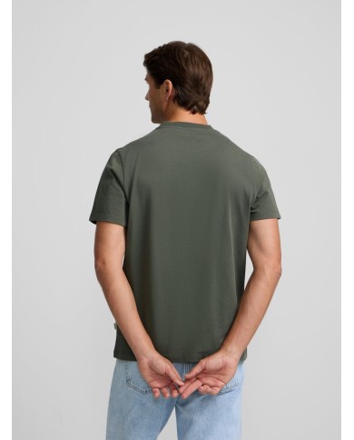 Silbon Camiseta Patch Tono Khaki