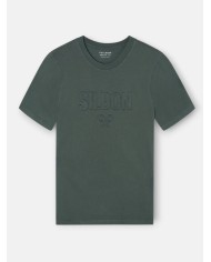 Silbon Camiseta Patch Tono Khaki
