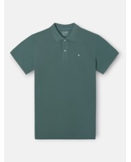 Silbon Polo Manga Corta Verde Oscuro
