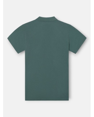 Silbon Polo Manga Corta Verde Oscuro