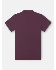 Silbon Polo Manga Corta Burdeos