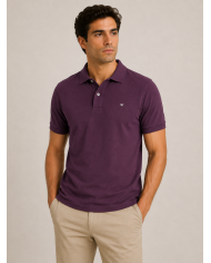 Silbon Polo Manga Corta Burdeos