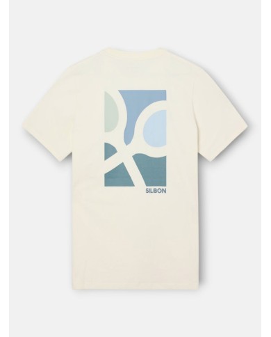 Silbon Camiseta Poster Raquetas Crema