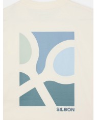 Silbon Camiseta Poster Raquetas Crema