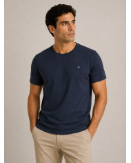 Silbon Camiseta Poster raquetas Azul Marino