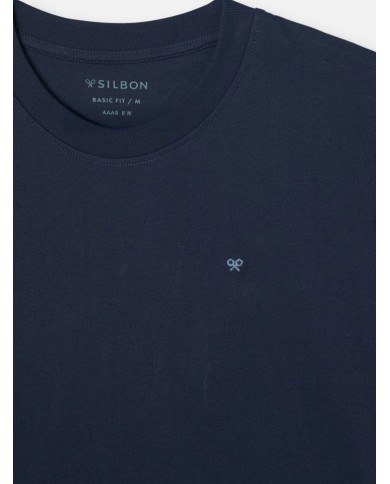 Silbon Camiseta Poster raquetas Azul Marino