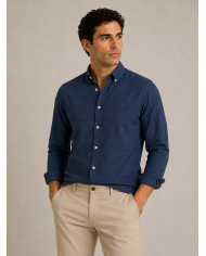 Silbon Camisa sport Estructura Navy