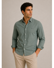 Silbon Camisa Sport Estructura Verde