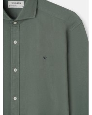 Silbon Camisa Sport Estructura Verde