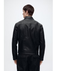 Calvin Klein Chaqueta de Cuero LS Faux Leather Truck