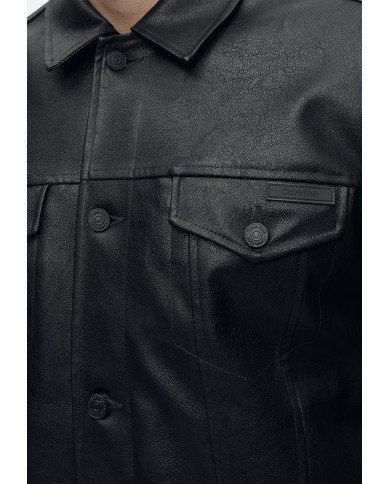Calvin Klein Chaqueta de Cuero LS Faux Leather Truck