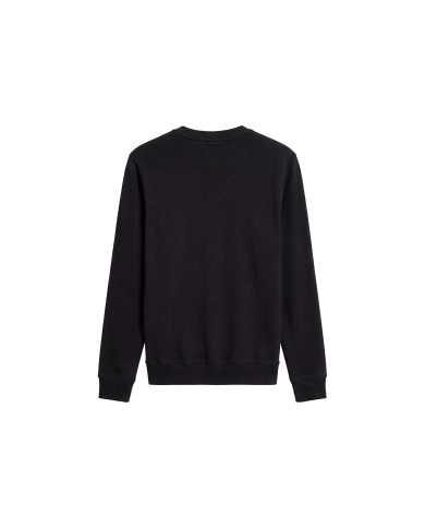 Antony Morato Sudadera regular fit en interlock de algodón con logo plata estampada