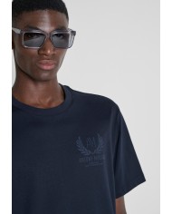 Antony Morato Camiseta  relaxed fit en punto jersey de algodón con estampado plástica delante y detrás
