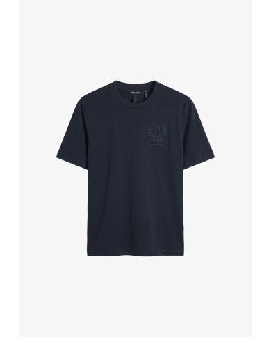 Antony Morato Camiseta  relaxed fit en punto jersey de algodón con estampado plástica delante y detrás