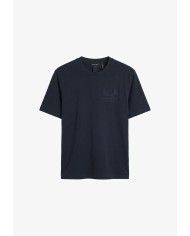 Antony Morato Camiseta  relaxed fit en punto jersey de algodón con estampado plástica delante y detrás