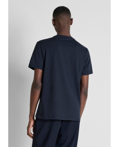 Antony Morato Camiseta regular fit en punto jersey de algodón con logo plata mate estampada