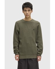 Fred Perry Jersey Waffle Stitch Jumper