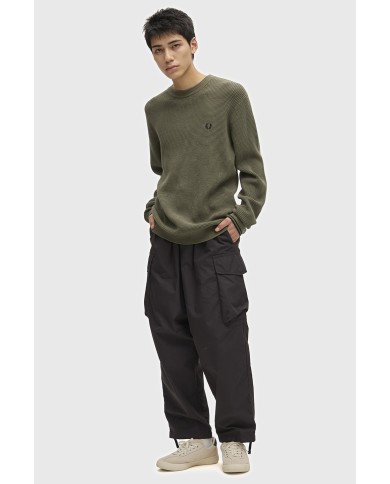 Fred Perry Jersey Waffle Stitch Jumper