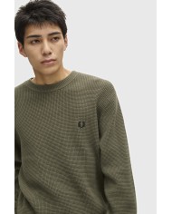 Fred Perry Jersey Waffle Stitch Jumper