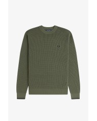 Fred Perry Jersey Waffle Stitch Jumper