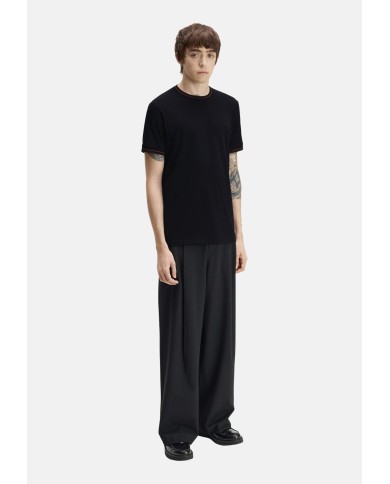 Fred Perry Camiseta con el ribete con dos franjas