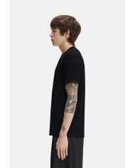 Fred Perry Camiseta con el ribete con dos franjas