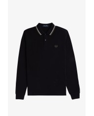 Fred Perry Polo manga larga tipped