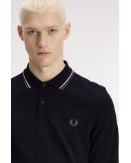 Fred Perry Polo manga larga tipped