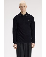 Fred Perry Polo manga larga tipped