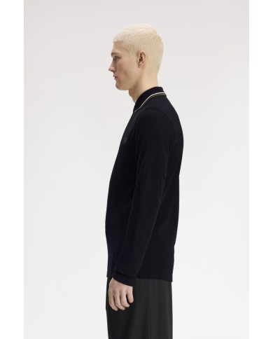Fred Perry Polo manga larga tipped