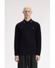 Fred Perry Polo manga larga tipped