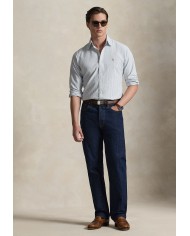 Ralph Lauren Camisa Oxford de rayas Custom Fit