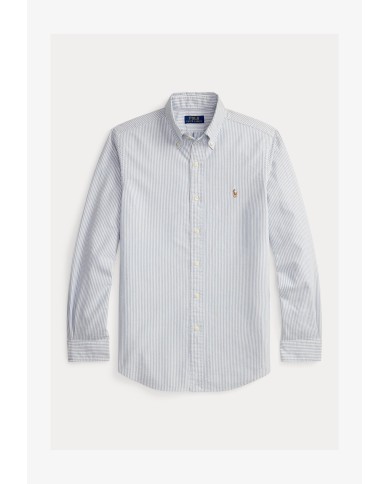 Ralph Lauren Camisa Oxford de rayas Custom Fit
