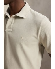 Ralph Lauren Polo Custom Slim Fit Indigo Mesh Polo Shirt