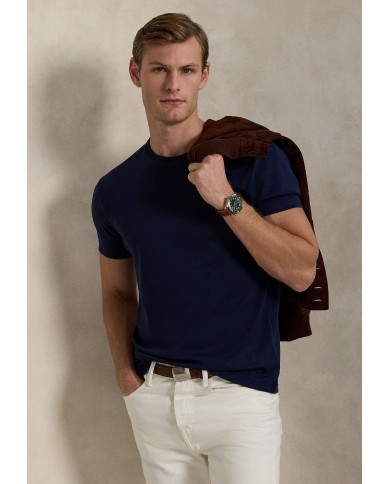Ralph Lauren Camiseta de algodón Custom Slim Fit Guardar en Favoritos