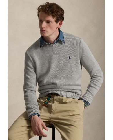 Ralph Lauren Jersey de punto Cotton Crew Neck Sweater