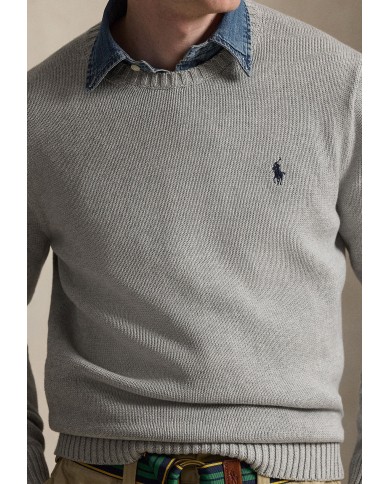 Ralph Lauren Jersey de punto Cotton Crew Neck Sweater