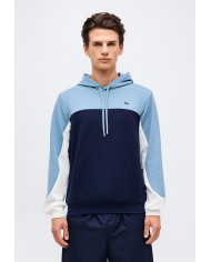 Lacoste Sudadera deportiva con capucha y cremallera y bloques de color