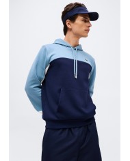 Lacoste Sudadera deportiva con capucha y cremallera y bloques de color