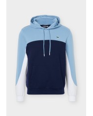 Lacoste Sudadera deportiva con capucha y cremallera y bloques de color