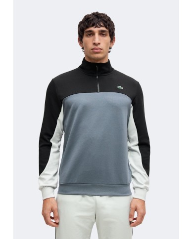 Lacoste Sudadera deportiva con cremallera 1/4 y bloques de color