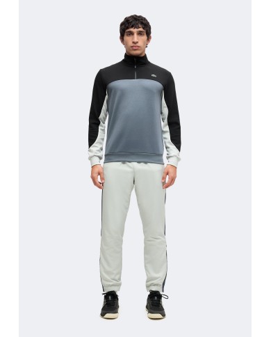 Lacoste Sudadera deportiva con cremallera 1/4 y bloques de color